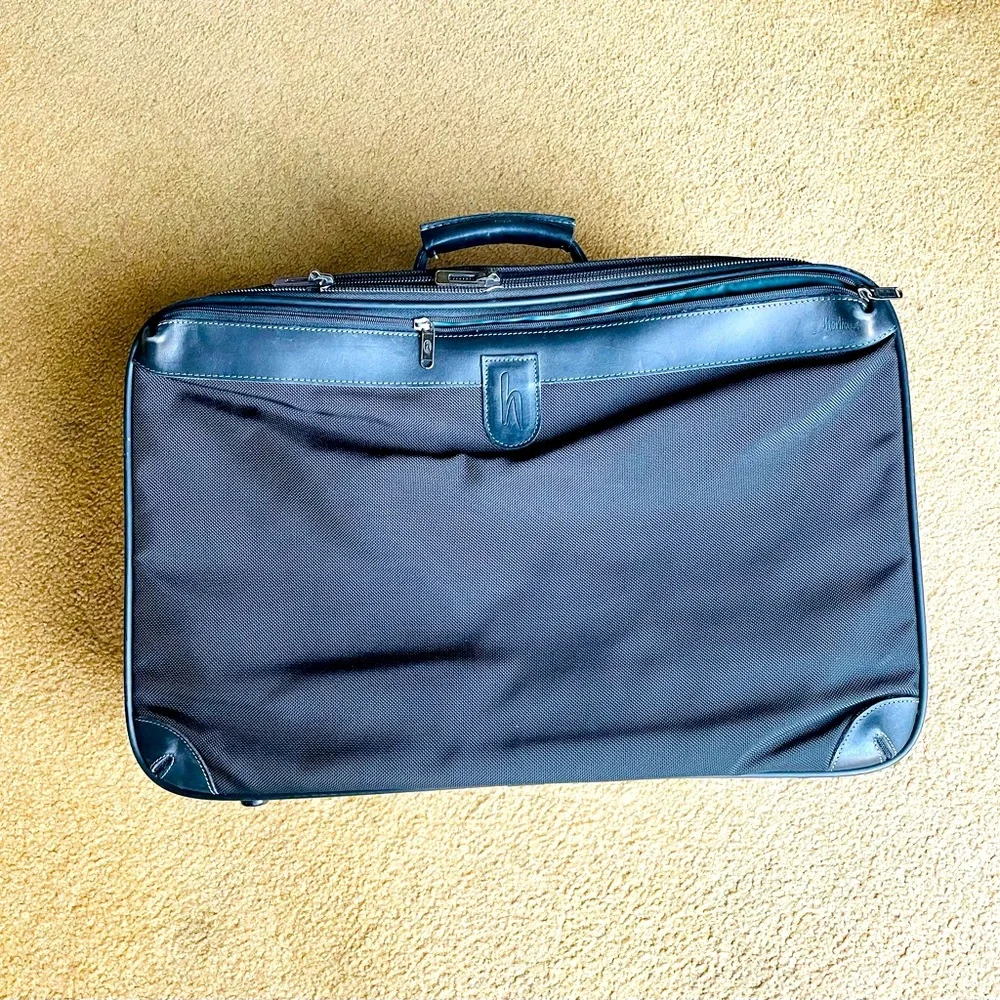 Vintage Hartmann Suitcase Luggage with Garment Bag